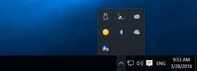 WINDOWS 10 FOUNDATION FOR BUSINESS USERS PAGE 9 This control allows you access to icons