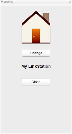 Changing Icons You can change replace an icon image with an image file on your LinkStation. 1 Right-click on a shortcut icon and select Change Icon. 2 Click Change and select the image you want.