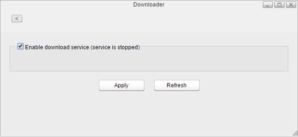 Enabling Downloader Service 1 In Preferences, click Downloader.
