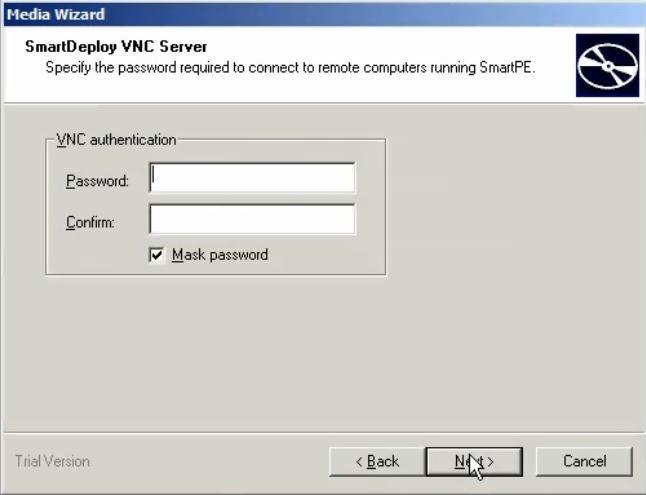 9. SmartDeploy VNC Server uses virtual network computing to remotely connect to and administer the target computer during the deployment process.