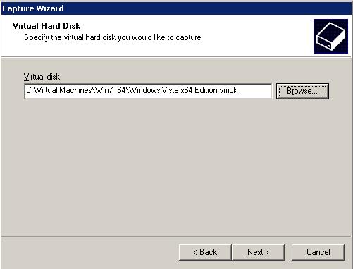 Figure 1 Open the virtual hard disk 5.