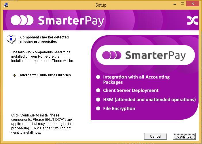 included with SmarterPay).NET Framework 4.