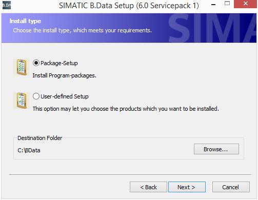2.3 Installing B.Data 5. Read the version information about the use of B.Data and click "Next".