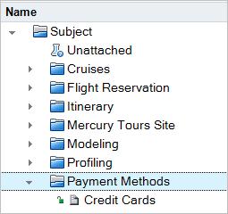 Chapter 4: Planning Tests b. In the Test Name box, type a name for the test: Credit Cards. c. In the Type box, select MANUAL to create a manual test. d.
