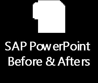 PowerPoint before and after examples PowerPoint befores : Complex, bulky, and inconsistent