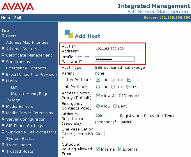 3.2.4. Add Hosts Navigate to Hosts Add Host from the top level screen shown in Figure 19.
