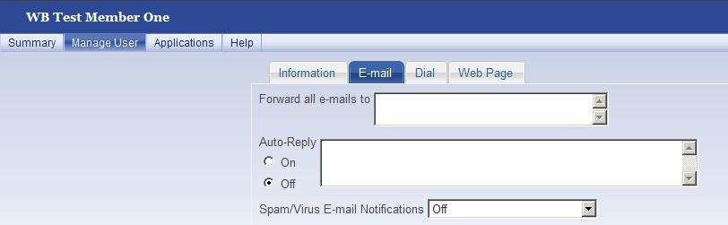 1 2 Forward Messages If you want to forward your e-mails to a different account, type that e-mail address in this box (Arrow #1).