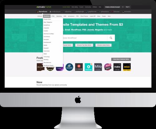 joomla. drupal. Templates Right: Envato operates a group of eight online marketplaces that sell creative stock assets for web designers.
