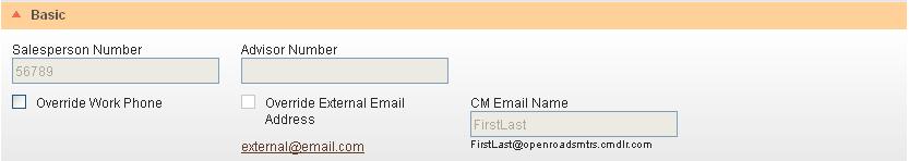 Note: You may want to use your new Contact Management email address when