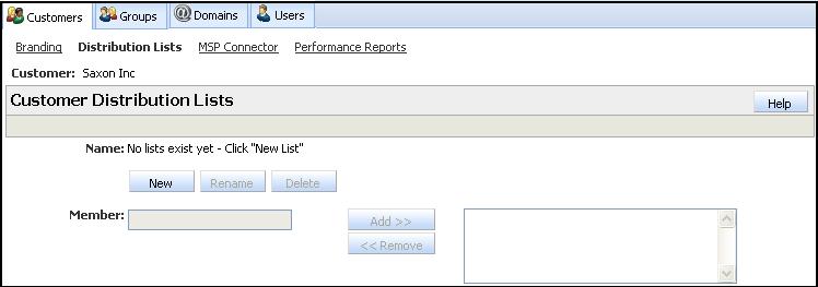 Customer setup Using distribution lists for status messages and Performance Reports 2 In order for a distribution list to receive automatic notifications, you must assign the list to receive a silent