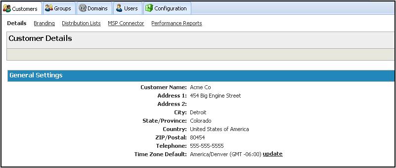 Adding and managing users Setting the default time zone 4 The time zone represents the offset from Greenwich Mean Time (GMT) to the local time zone for the user of the user account.