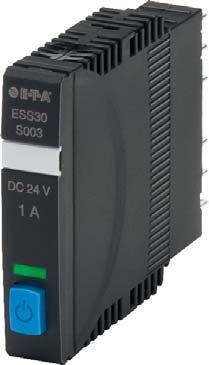 This makes the ESS30-S ideally suited for decentralised power distribution in factory automation, process control and in the production area of the automotive industry.