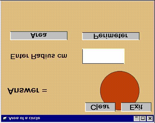 Figure 2 User Interface Exercise 3 -Variables and Constants; local, module-level (30mins) a) Design a similar user interface to that given in Figure 2, but which follows Window s GUI standards.