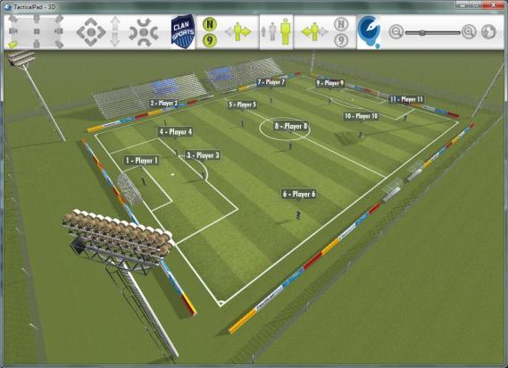Creating an animated play from a tactical formation First create a new animation as described in the Creating Animated Plays, open the formation list, and then click the button and to copy the