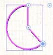While drawing any shape, right click before releasing the left click and drag it into a new position. Editing Ellipses and Circles Select the Edit Shape Node icon.