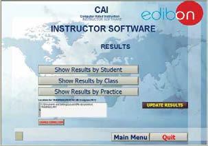 - INS/SOF. Classroom Management Software (Instructor Software): The Instructor can: Organize Students by Classes and Groups.