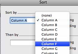 3. In order to analyze the data for one data type, you will need to sort the data by column F, or the Data Type.