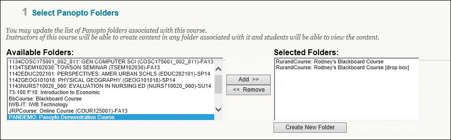 4. Click the Re-Configure button at the bottom of the screen. This will enable you to provision additional course folders.