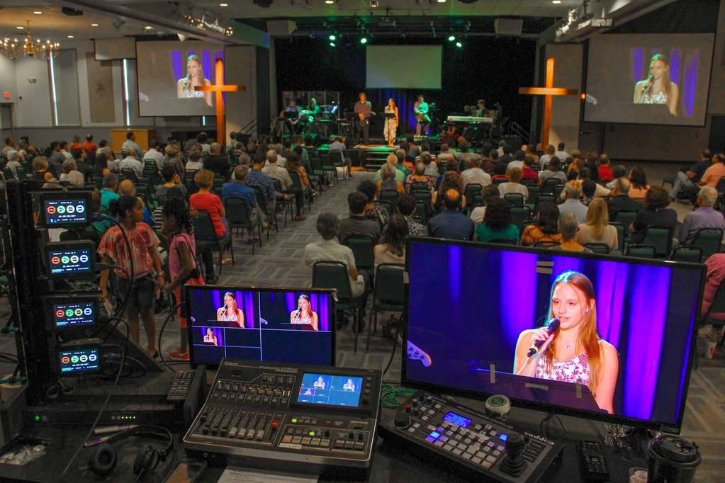 Time-shifting was another key selling point for Bon Air Baptist so Pastor Tom s messages are routed automatically from Streambox Cloud to rackmounts, set to decode (the 9200 can also work as an