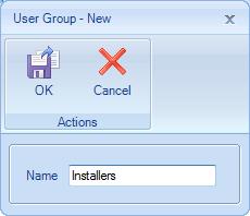 Open the OfficeCalendar Administration Console. 2. Click on the Advanced Features tab, and click the User Groups button. 3. Click the Add New button 4.