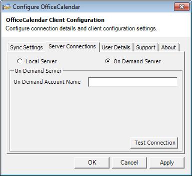 Reference the topic Working Offline (page 89) for more details about what to do if the OfficeCalendar Server cannot be reached.