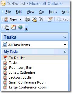 If one of your co-worker s Contacts or Tasks folder does not appear in your list of Contacts or Tasks folders in Microsoft Outlook after you have performed your first few synchronizations, one of the
