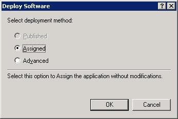 18) In the next screen, select the Assigned