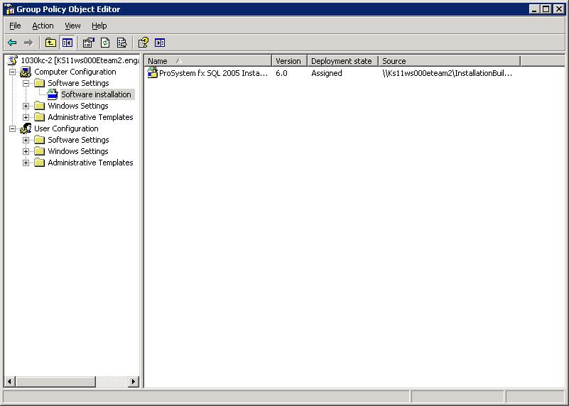 19) Wait a few seconds until the ProSystem fx SQL2005 Instance Installer.
