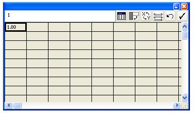Graph tool option box will appear. The format of the box is similar to the Excel workspace. Click on top left box. Copy and paste information from Excel file.