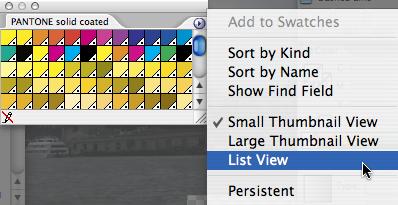 Now choose Window > Swatches, you can select one of the built in CMYK or RGB swatches and you are finished at this step. 13.
