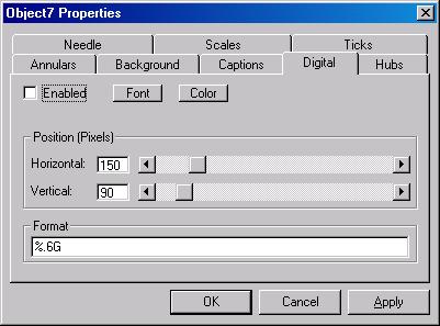 Un-Check Enable Click on the Needle tab of the Properties dialog. Un-check the Write data checkbox. This object will be reading data.