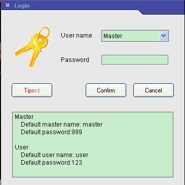 d. In fact, this is a multi-level operator system, so you can reset the username and password at different level operator system