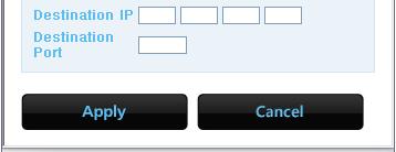 Configure Port Forwarding The port forwarding function can be configured when DMZ is disabled. To add Port Forwarding, click Add. You will then see the pop-up window for Port Forwarding.