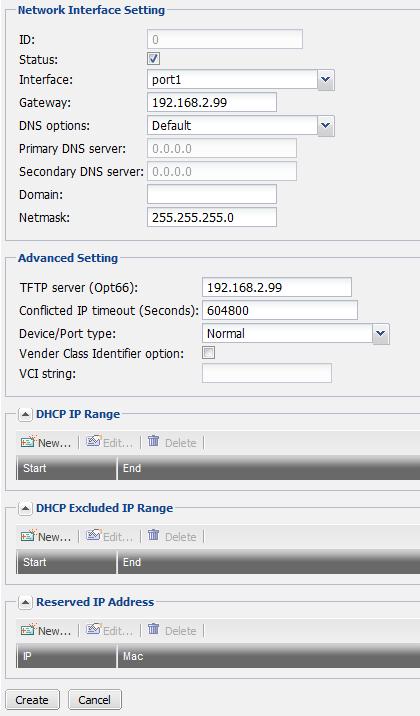 Figure 3: DHCP server configuration Fortinet Technologies