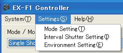 . Settings (Page 16) (Page 19) (Page 19) Mode Setting Select this item to configure recording mode settings. See the camera s user s guide for details about each setting and their options.