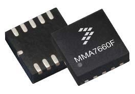 MMA7660FC Accelerometer Overview Features Low current consumption Off mode: 0.4 μa Standby mode: 2 μa Active mode: 47 μa at 1 sample per second ±1.