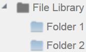Then select the desired folder to move the file. -or- Place a check mark in the box to the left of the file to be moved, then select the Move button at the top of the File Manager.