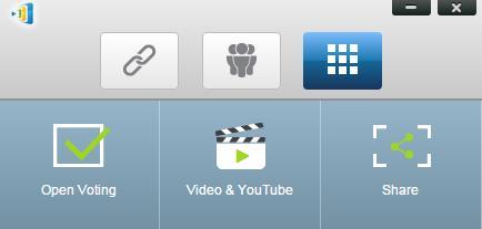 use presentation mode unless you want to stream both video and audio to the projector or display panel.
