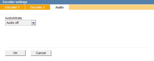 10.4 Audio The audio bit rate setting allows you not only to control the audio quality, but also the amount of required hard disk space to a certain extent.