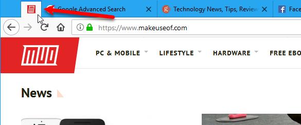 To unpin a tab, right-click on the pinned tab and select Unpin Tab from the popup menu. When you unpin a tab, it stays on the left-most end of the unpinned tabs.