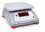Valor 4000 Water proof IP68 table top scale with OIML approval and touchless sensor designed for wet food processing environment Flow-through design Practical touchless sensor
