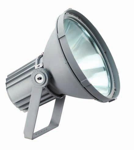 Control Gear: Magnetic Housing: Die-cast aluminium Finish: Grey, RAL9007 Protection: IP65 and IK08 Range of 10 HID-based floodlights Archflood provides specifiers with