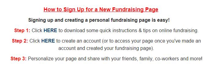 American Heart Association Personal Fundraising Guide for Social Events Creating a Personal Fundraising Page or Signing into Your Current Page Visit the public website of the event you d like to