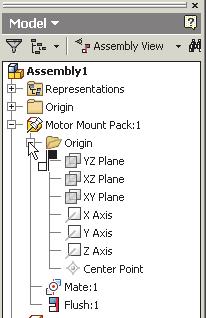 19-10 Tools for Design Using AutoCAD and Autodesk Inventor Note the small arrow symbol showing one degree of freedom