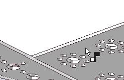 19-24 Tools for Design Using AutoCAD and Autodesk Inventor 9. Select the bottom surface of the flat Plate part as the 2 nd item for the Constrain command. 10.