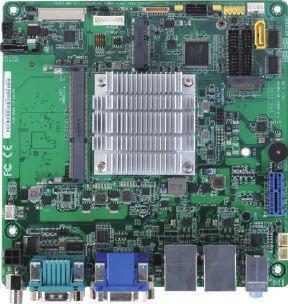 10 Industrial Motherboards EMB-BSW2 Mini-ITX Embedded Motherboard with Intel N3060 (DC) Processor LVDS SODIMM Mini-Card CHA_FAN SATA 6.0 Gb/s x 1 DIO F_PANEL COM x 3 M.2 M-Key 2242/2280 USB2.