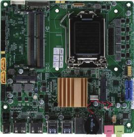 10 Industrial Motherboards EMB-H110B 6th/7th Generation Intel Core i Series, LGA1151 Socket Processor, Max. 65W TDPs, SATA 6.0 Gb/s x 2, USB x 8 SODIMM x 2 DIO COM x 2 SATA6.