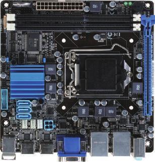 10 Industrial Motherboards EMB-B75A Mini-ITX Embedded Motherboard with 2nd/3rd Generation Intel Core i7/i5/i3 Processor DDR3 DIMM x 2 COM x 2 DIO USB 2.0 x 4 USB 3.