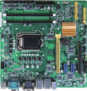 10 Industrial Motherboards IMBM-H110A Micro-ATX with 7th/6th Generation Intel Core Processor, DDR4 DRAM, M.2 x 1, USB x 10 DDR4 DRAM Slot x 2, Up to 32GB 7th/ 6th Gen. Intel Core LGA1151 Processor M.