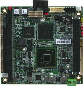 04 PFM-CVS Rev. A PC/104 Modules PC/104 + Module with Intel Atom N2600 Processor USB x 4 COM x 4 Front Panel (Including Buzzer) Fan SATA 3.